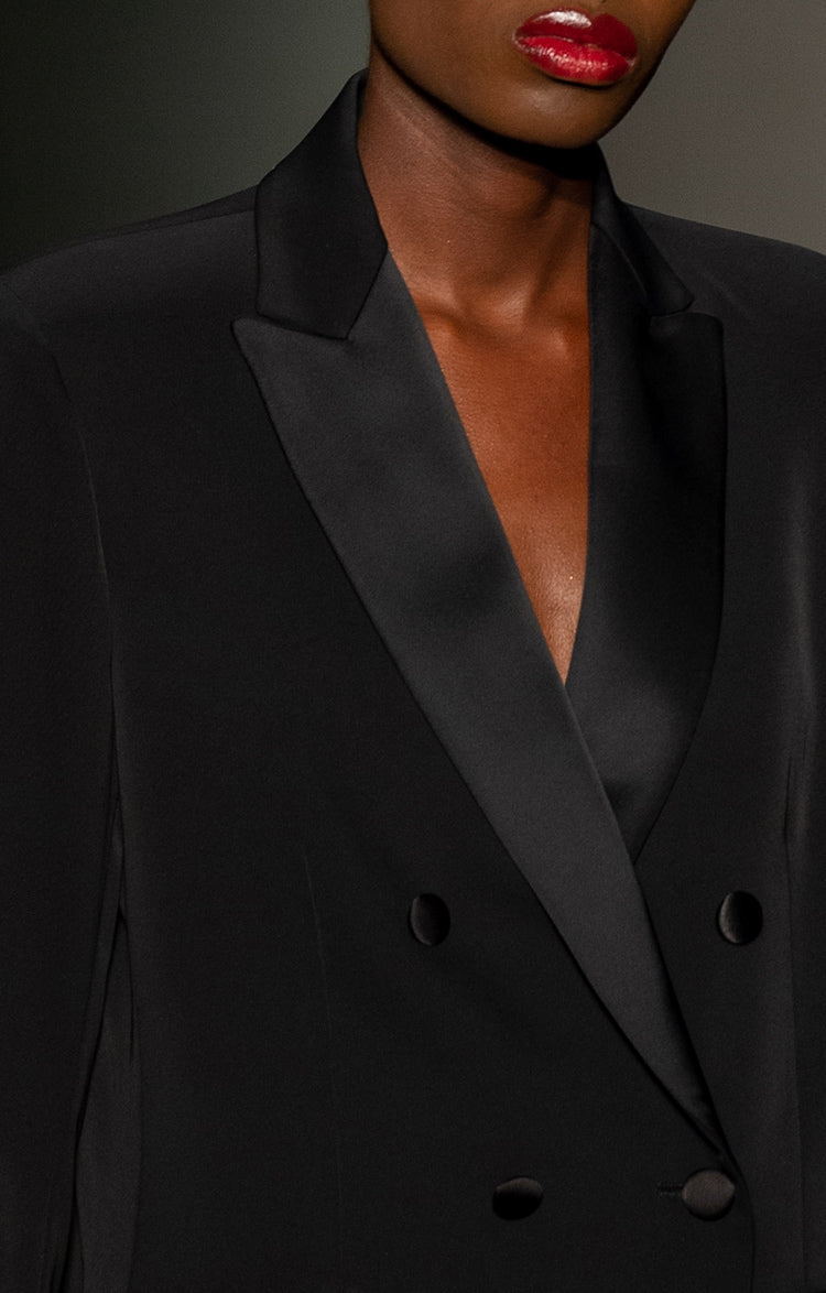 Black Carla Tuxedo Jacket