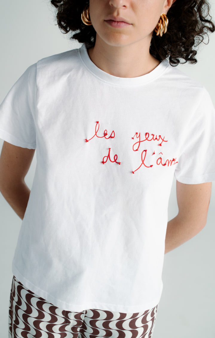 L´ame Burgundy T-Shirt