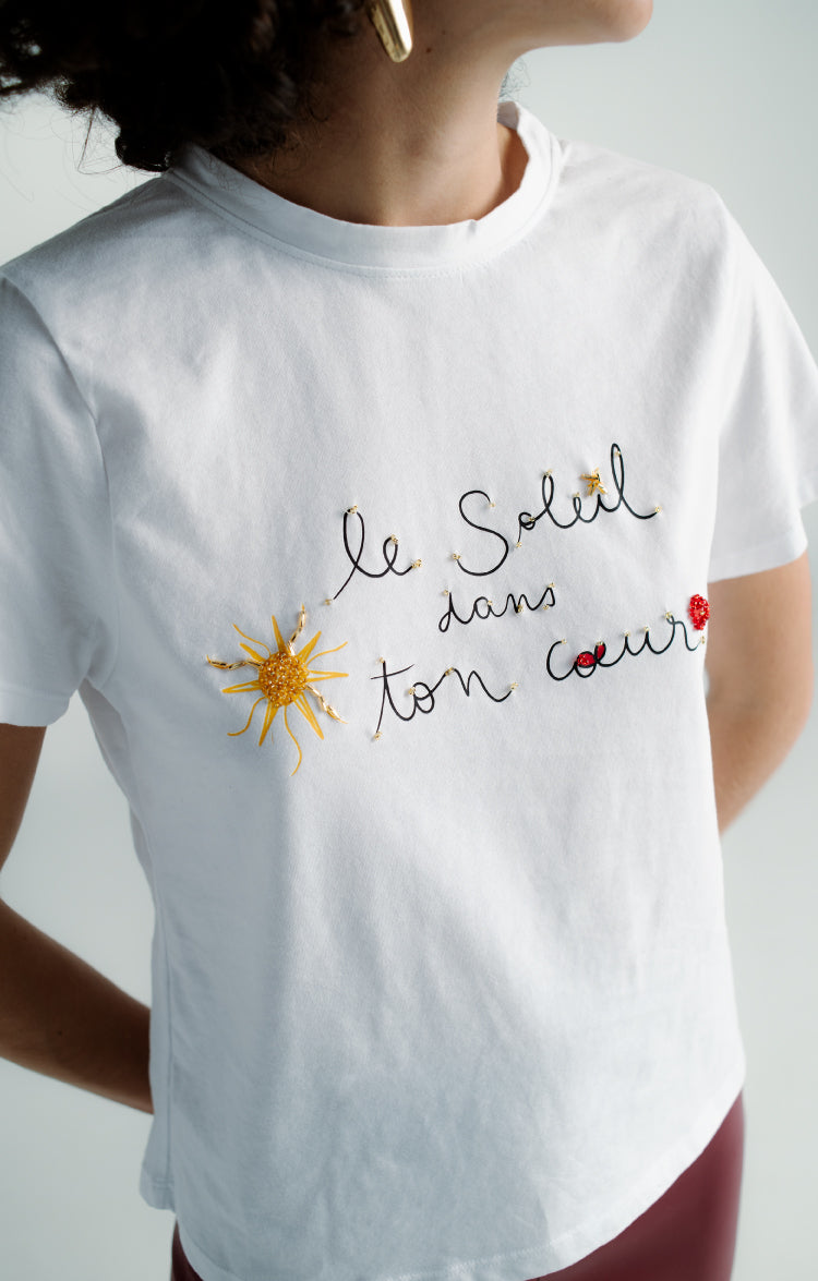 Soleil White T-Shirt